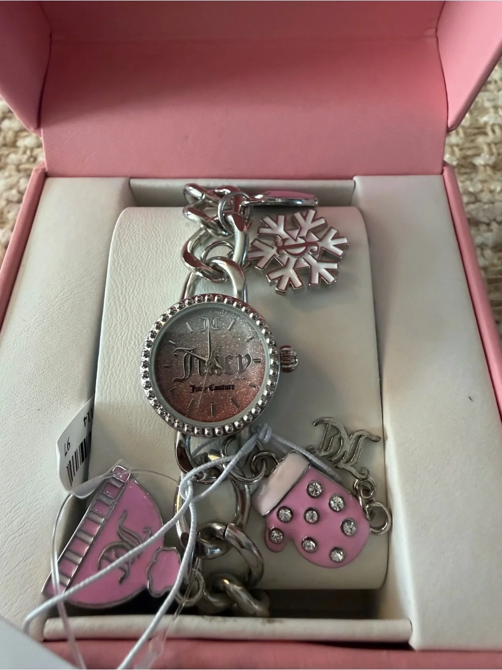 Juicy Couture silver tone